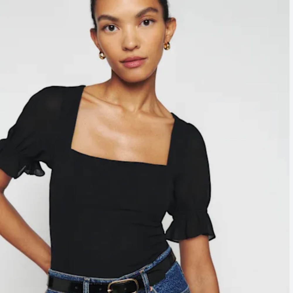 Reformation Constance Top - Black
